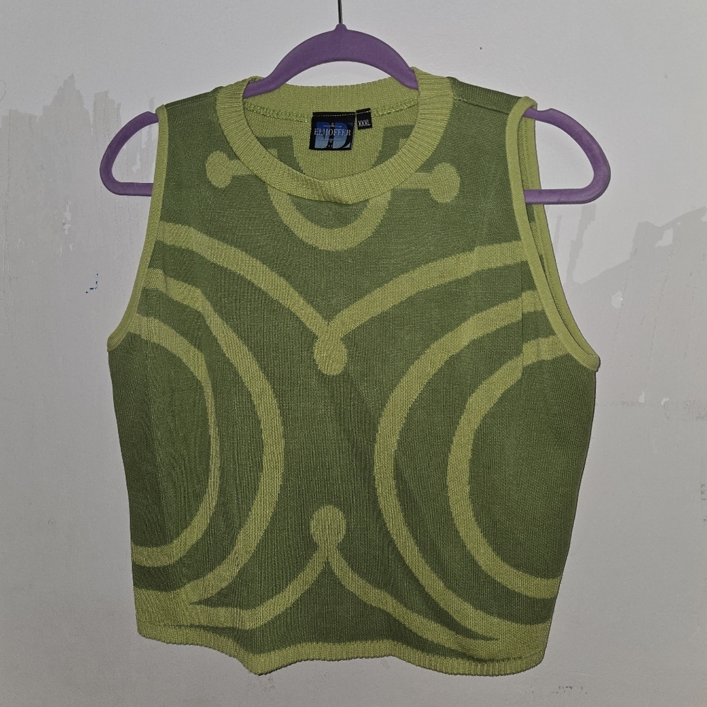 Elhoffer Design Galactic Spectre Crop Top